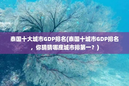 泰国十大城市GDP排名(泰国十城市GDP排名，你猜猜哪座城市排第一？)