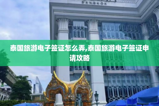 泰国旅游电子签证怎么弄,泰国旅游电子签证申请攻略  第1张