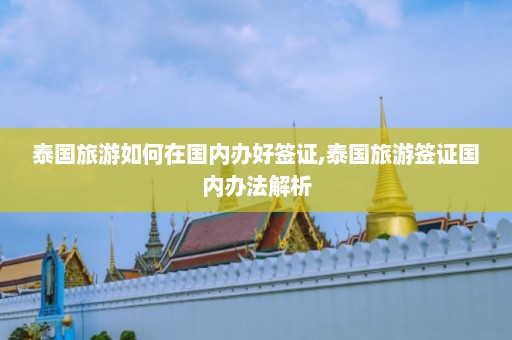 泰国旅游如何在国内办好签证,泰国旅游签证国内办法解析  第1张