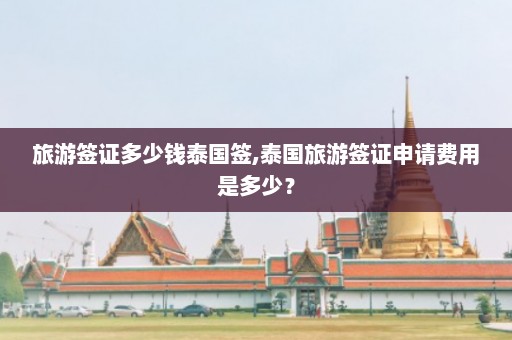 旅游签证多少钱泰国签,泰国旅游签证申请费用是多少？  第1张