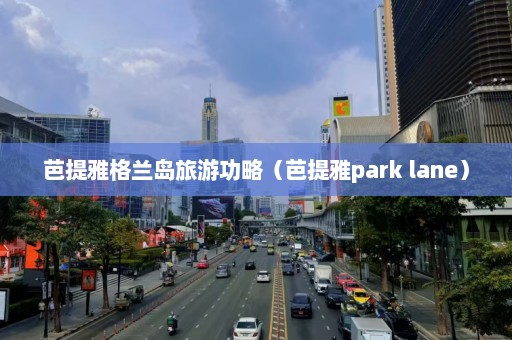 芭提雅格兰岛旅游功略（芭提雅park lane）