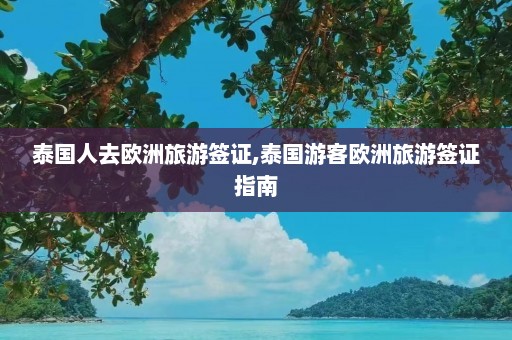 泰国人去欧洲旅游签证,泰国游客欧洲旅游签证指南