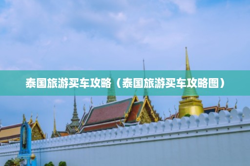 泰国旅游买车攻略（泰国旅游买车攻略图）  第1张