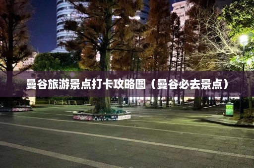 曼谷旅游景点打卡攻略图（曼谷必去景点）