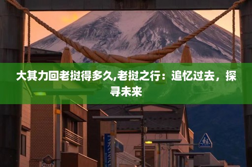 大其力回老挝得多久,老挝之行：追忆过去，探寻未来