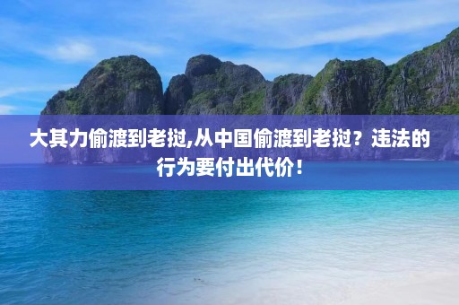 大其力偷渡到老挝,从中国偷渡到老挝？违法的行为要付出代价！