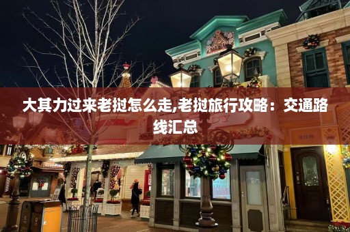 大其力过来老挝怎么走,老挝旅行攻略：交通路线汇总