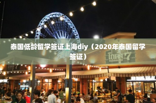 泰国低龄留学签证上海diy（2020年泰国留学签证）