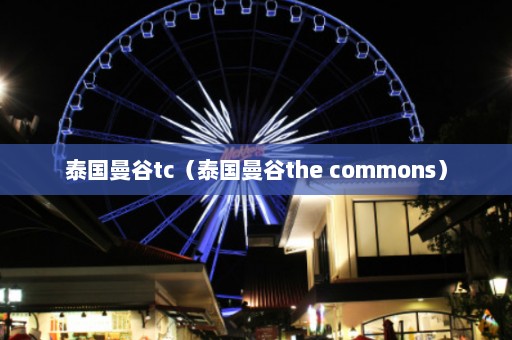 泰国曼谷tc（泰国曼谷the commons）