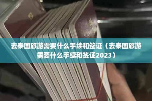 去泰国旅游需要什么手续和签证（去泰国旅游需要什么手续和签证2023）  第1张