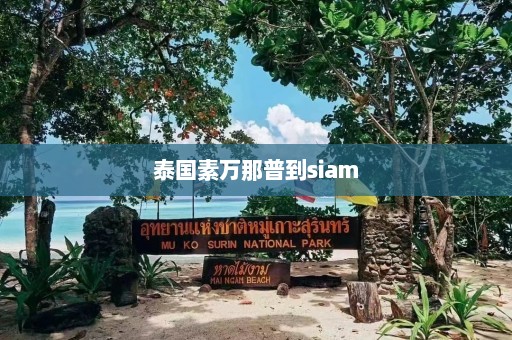 泰国素万那普到siam