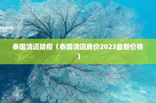 泰国清迈防疫（泰国清迈房价2023最新价格）