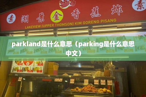 parkland是什么意思（parking是什么意思中文）