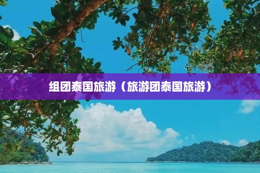 组团泰国旅游（旅游团泰国旅游）