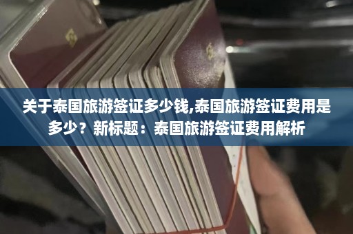 关于泰国旅游签证多少钱,泰国旅游签证费用是多少？新标题：泰国旅游签证费用解析  第1张