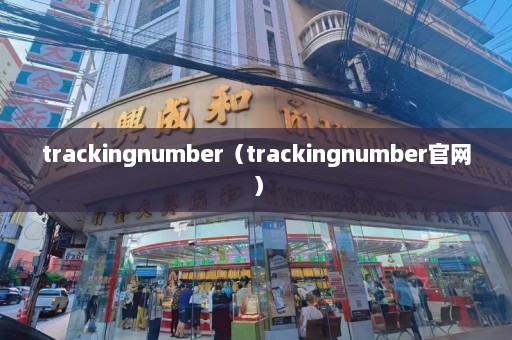 trackingnumber（trackingnumber官网）