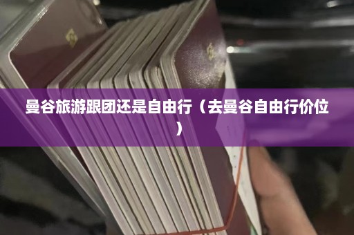 曼谷旅游跟团还是自由行（去曼谷自由行价位）  第1张