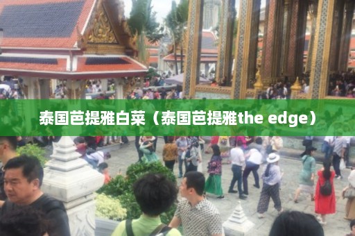 泰国芭提雅白菜（泰国芭提雅the edge）  第1张