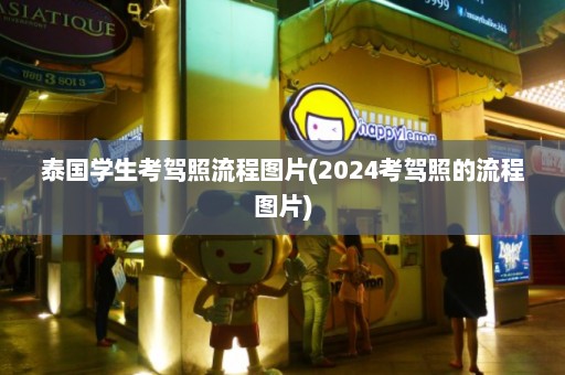 泰国学生考驾照流程图片(2024考驾照的流程图片)  第1张