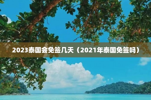 2023泰国会免签几天（2021年泰国免签吗）