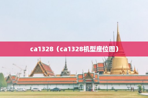 ca1328（ca1328机型座位图）  第1张