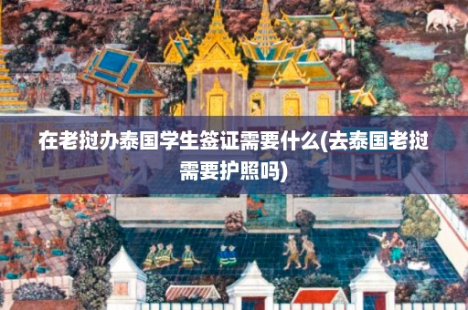 在老挝办泰国学生签证需要什么(去泰国老挝需要护照吗)  第1张