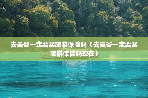 去曼谷一定要买旅游保险吗（去曼谷一定要买旅游保险吗现在）