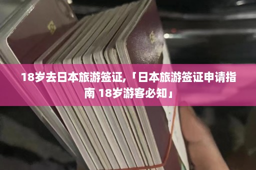 18岁去日本旅游签证,「日本旅游签证申请指南 18岁游客必知」  第1张