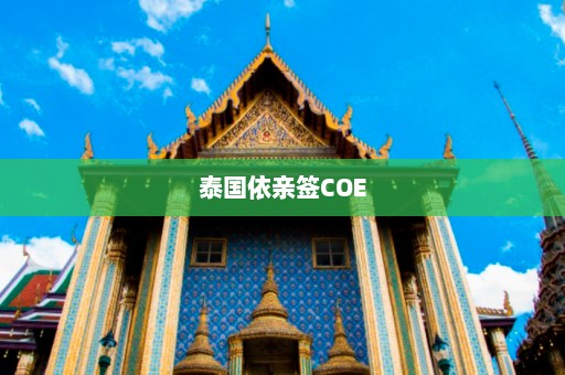 泰国依亲签COE  第1张