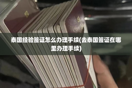 泰国经验签证怎么办理手续(去泰国签证在哪里办理手续)  第1张