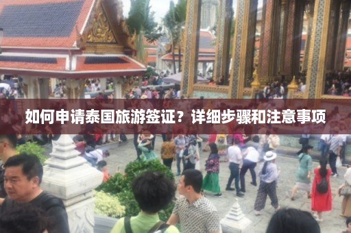 如何申请泰国旅游签证？详细步骤和注意事项  第1张