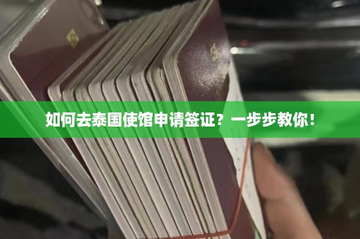 如何去泰国使馆申请签证？一步步教你！