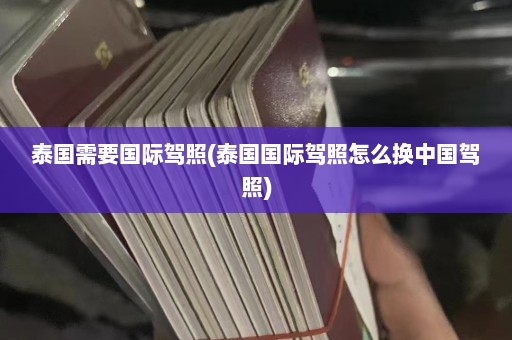 泰国需要国际驾照(泰国国际驾照怎么换中国驾照)  第1张