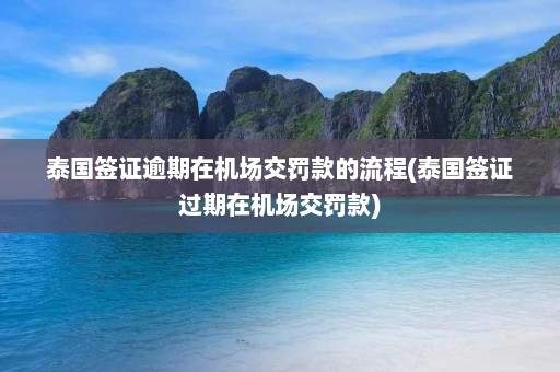 泰国签证逾期在机场交罚款的流程(泰国签证过期在机场交罚款)