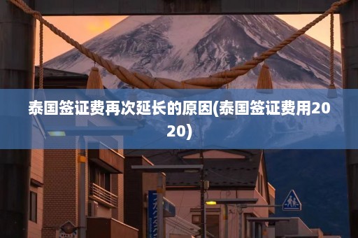 泰国签证费再次延长的原因(泰国签证费用2020)