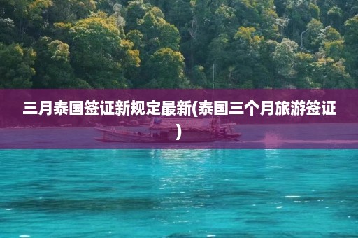 三月泰国签证新规定最新(泰国三个月旅游签证)