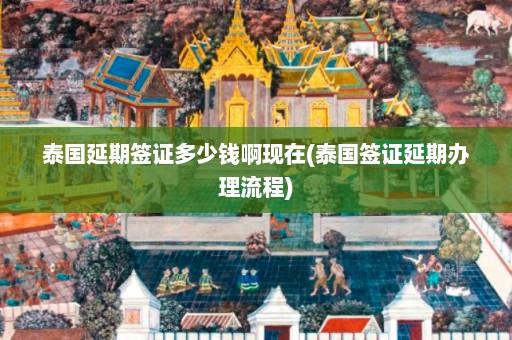 泰国延期签证多少钱啊现在(泰国签证延期办理流程)  第1张