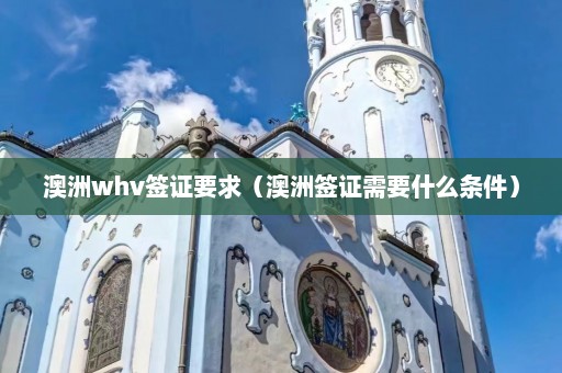 澳洲whv签证要求（澳洲签证需要什么条件）