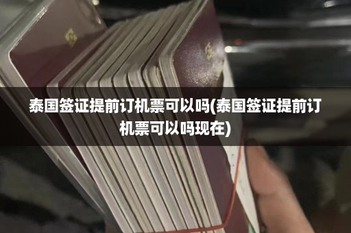 泰国签证提前订机票可以吗(泰国签证提前订机票可以吗现在)  第1张