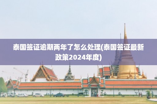 泰国签证逾期两年了怎么处理(泰国签证最新政策2024年度)  第1张