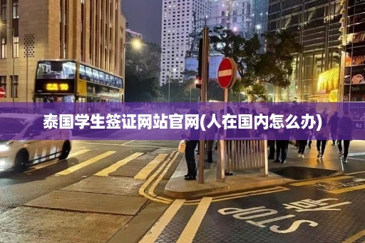 泰国学生签证网站官网(人在国内怎么办)