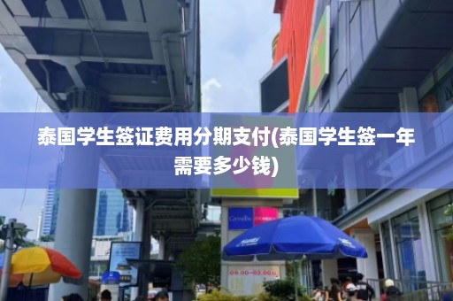 泰国学生签证费用分期支付(泰国学生签一年需要多少钱)