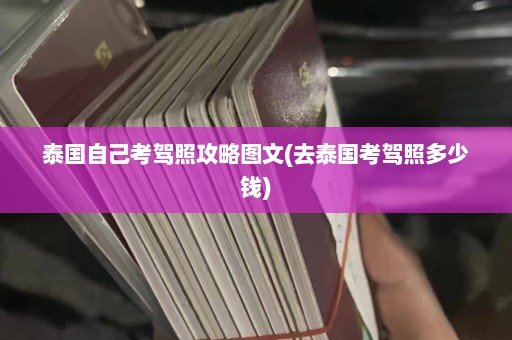 泰国自己考驾照攻略图文(去泰国考驾照多少钱)  第1张