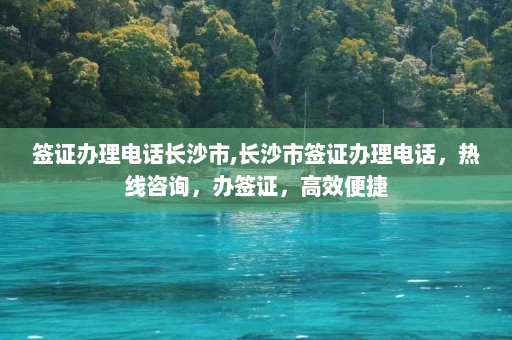 签证办理电话长沙市,长沙市签证办理电话，热线咨询，办签证，高效便捷