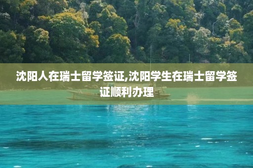 沈阳人在瑞士留学签证,沈阳学生在瑞士留学签证顺利办理