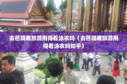 去芭提雅旅游用得着泳衣吗（去芭提雅旅游用得着泳衣吗知乎）  第1张