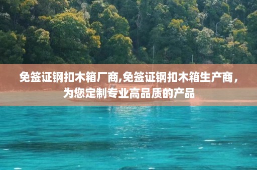 免签证钢扣木箱厂商,免签证钢扣木箱生产商，为您定制专业高品质的产品