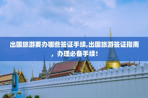 出国旅游要办哪些签证手续,出国旅游签证指南，办理必备手续！  第1张