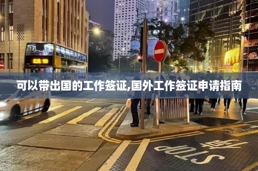 可以带出国的工作签证,国外工作签证申请指南