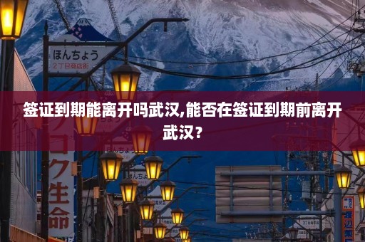 签证到期能离开吗武汉,能否在签证到期前离开武汉？